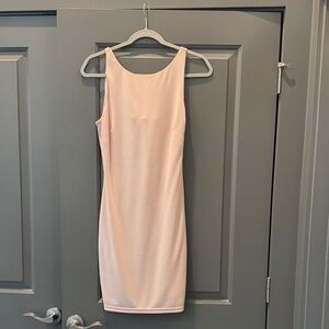 Bebe Cream Sleeveless Top